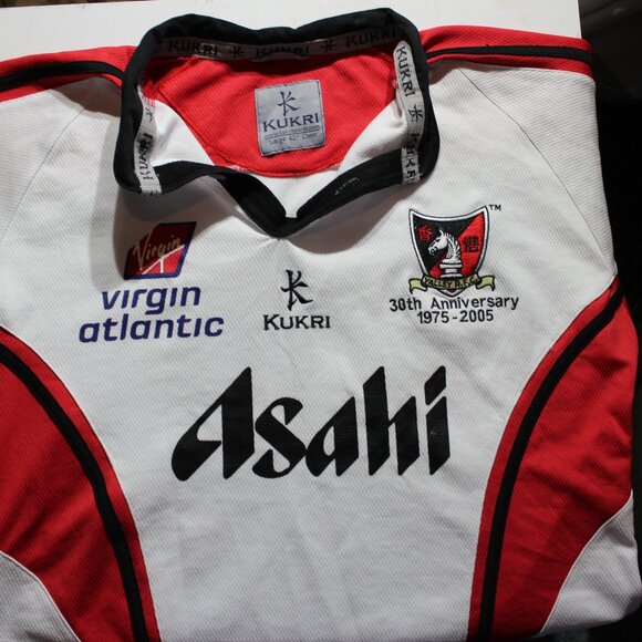 Kukri Asahi Beer, Virgin Atlantic, 30th Annv 2005 Rugby Jersey - Size Large - Picture 5 of 8